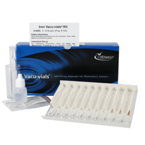 Iron (total & ferrous) — Vacu-vials Instrumental Kit
