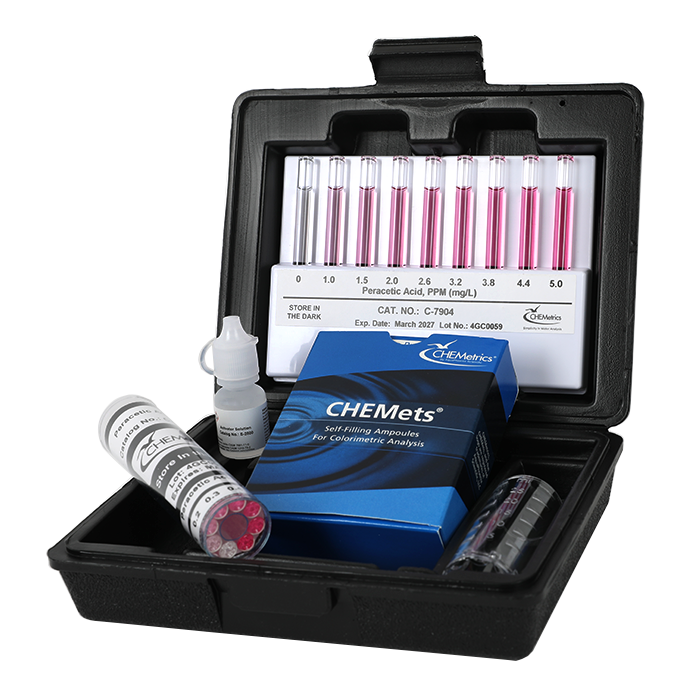 Peracetic Acid — CHEMets Visual Kit