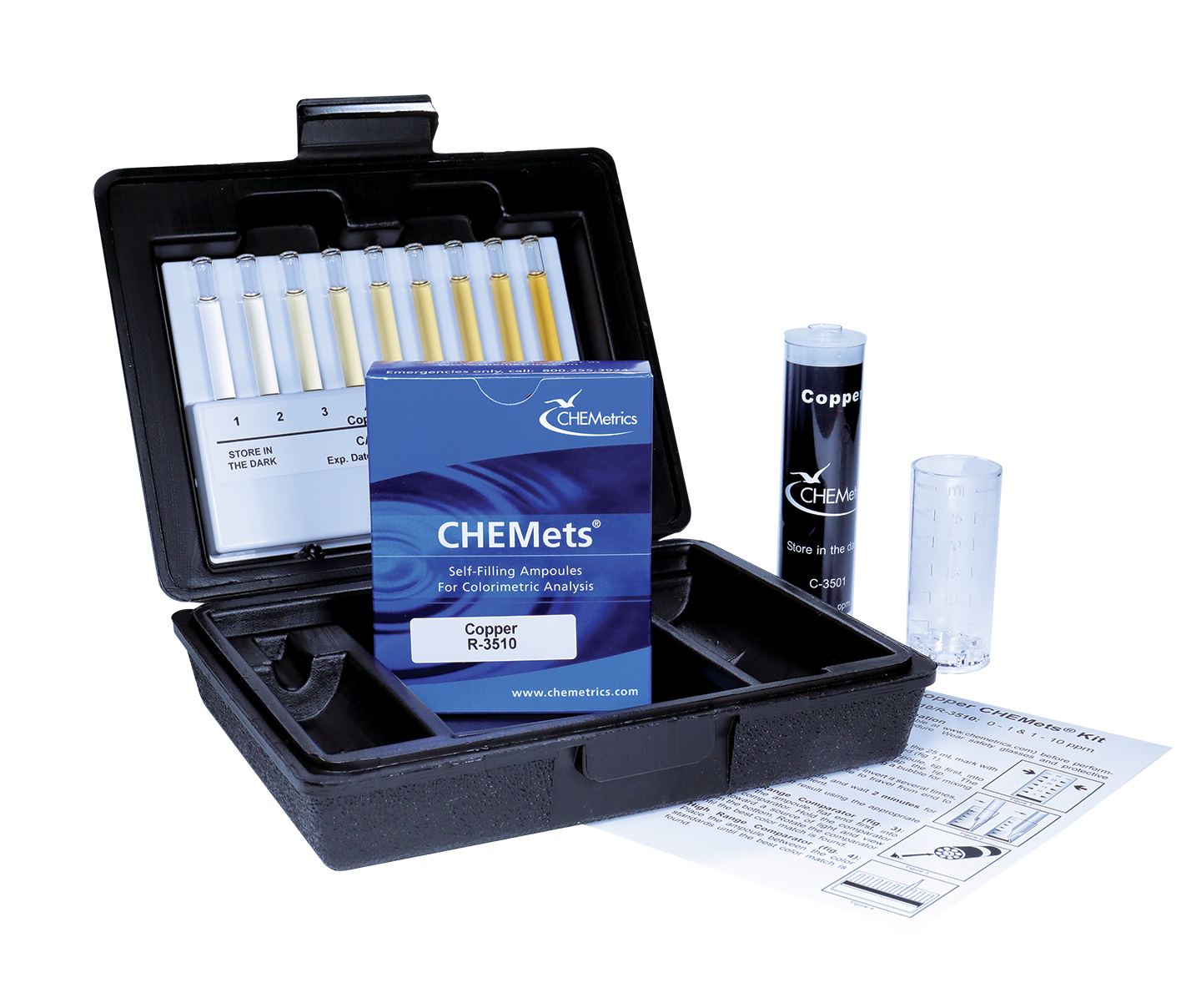 CHEMets Water Test Kit Refill Phosphate 30 Tests 
