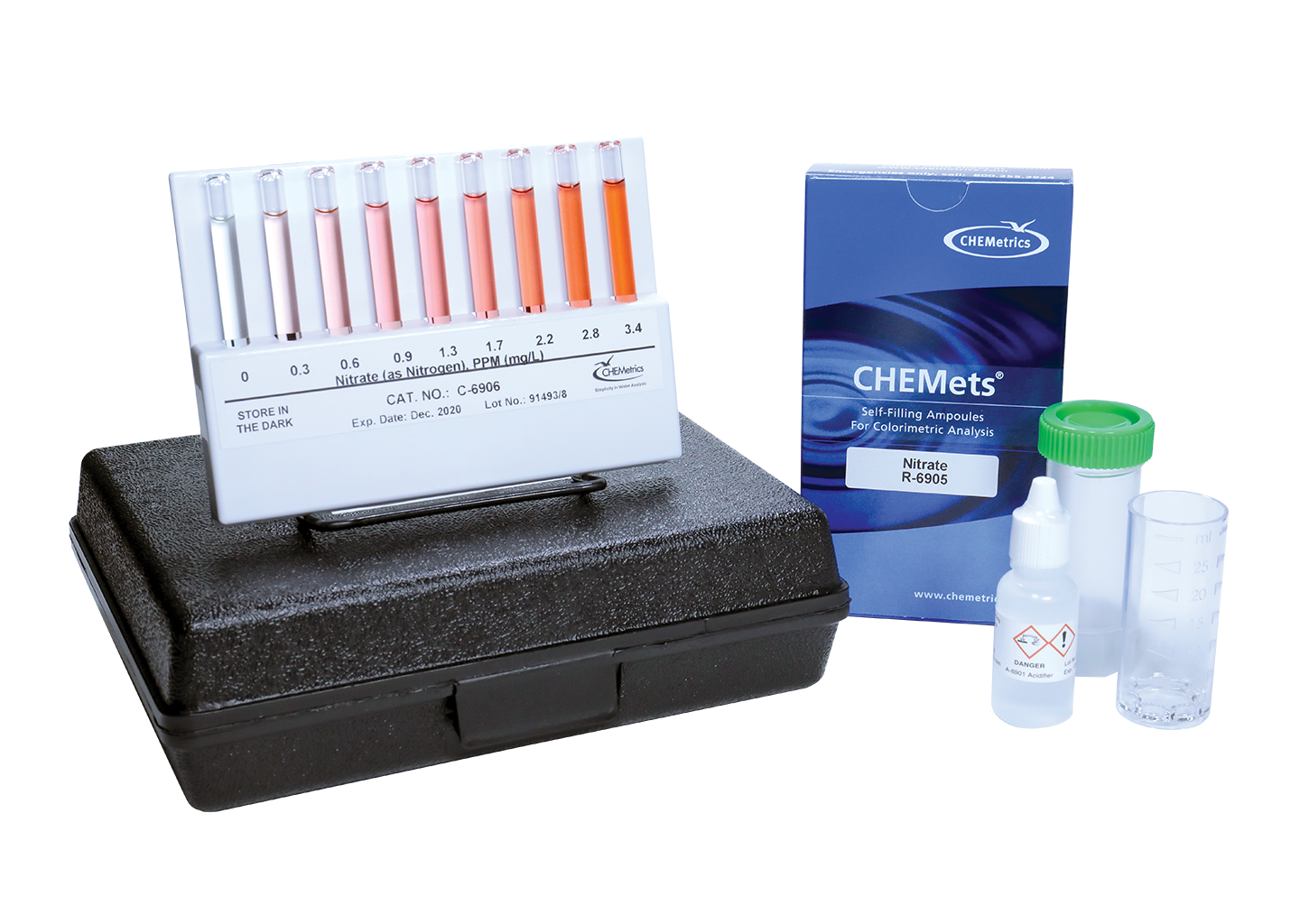 Nitrate CHEMets Test Kit (K-6905) - Zinc Reduction Method
