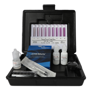 K-4815 Glycol CHEMets® Visual Test Kit Contents and Packaging