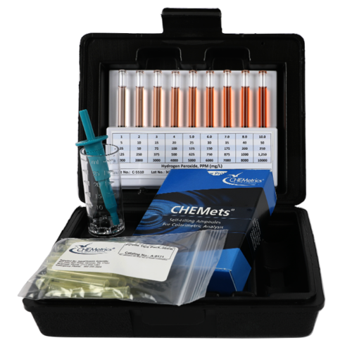 Hydrogen Peroxide HR CHEMets® Test Kit (125-1250 ppm) - CHEMetrics